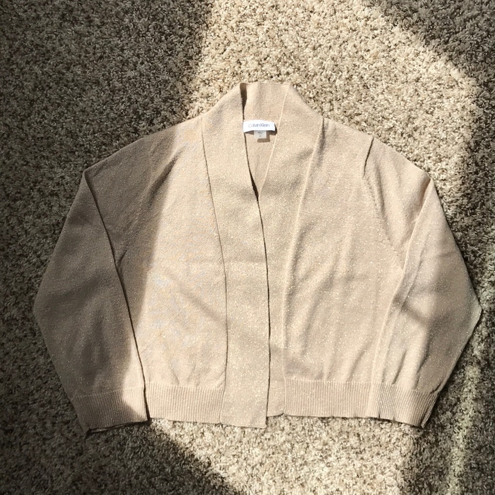 Calvin Klein Gold Shimmer Sweater